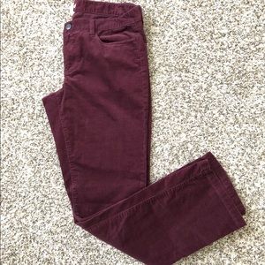 🍁EUC Maroon J Crew corduroy pants🍁